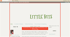 Desktop Screenshot of baurslittlebits.blogspot.com