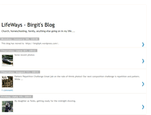 Tablet Screenshot of birgits.blogspot.com