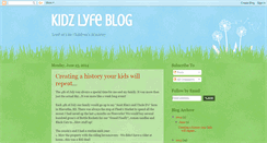 Desktop Screenshot of kidzlyfe.blogspot.com