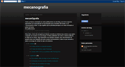 Desktop Screenshot of mecanografa.blogspot.com