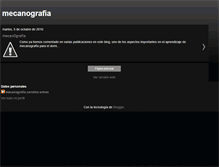 Tablet Screenshot of mecanografa.blogspot.com