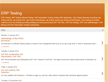 Tablet Screenshot of erp-testing.blogspot.com