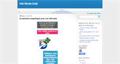 Desktop Screenshot of infoberitaunik.blogspot.com