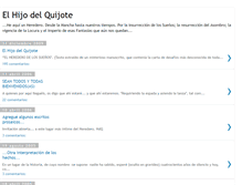 Tablet Screenshot of hijodelquijote.blogspot.com