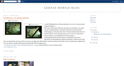 Desktop Screenshot of leenasmobileblog.blogspot.com