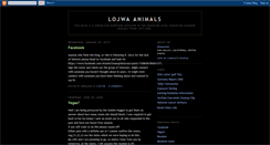 Desktop Screenshot of lojwaanimals.blogspot.com