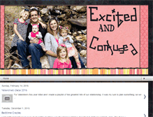 Tablet Screenshot of excitedandconfused.blogspot.com