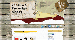 Desktop Screenshot of 30stmandthetwilightsaga.blogspot.com