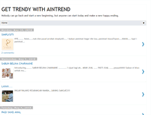 Tablet Screenshot of aintrend.blogspot.com