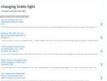 Tablet Screenshot of changingbrakelight.blogspot.com