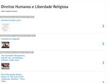 Tablet Screenshot of direitoshumanoseliberdade.blogspot.com