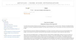 Desktop Screenshot of crime-scene-investigation-articles.blogspot.com