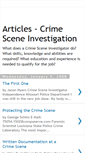 Mobile Screenshot of crime-scene-investigation-articles.blogspot.com