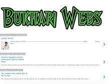 Tablet Screenshot of bukhariwebs.blogspot.com