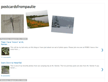 Tablet Screenshot of postcardsfrompaulie.blogspot.com