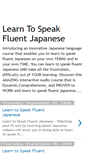 Mobile Screenshot of learnfluentjapanese.blogspot.com