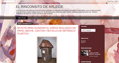 Desktop Screenshot of elrinconcitodearleide.blogspot.com