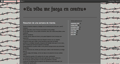 Desktop Screenshot of lavidamejuegaencontra.blogspot.com