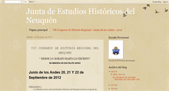 Desktop Screenshot of neuquen-historia.blogspot.com