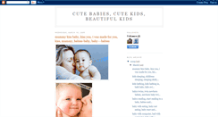 Desktop Screenshot of cutebabiessnaps.blogspot.com