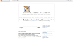 Desktop Screenshot of beautiful-clevedon.blogspot.com