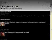 Tablet Screenshot of firmfitnesstrainer.blogspot.com