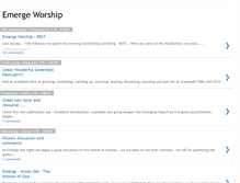 Tablet Screenshot of emergeworship.blogspot.com