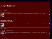 Tablet Screenshot of analyse-tunisie.blogspot.com