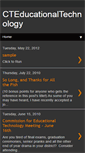 Mobile Screenshot of cteducationaltechnology.blogspot.com