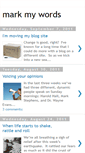 Mobile Screenshot of markmywordstindle.blogspot.com