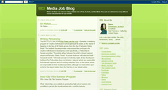Desktop Screenshot of mediajobblog.blogspot.com