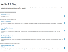 Tablet Screenshot of mediajobblog.blogspot.com