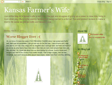 Tablet Screenshot of kansasfarmerswife.blogspot.com