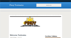 Desktop Screenshot of pinoytextmates.blogspot.com
