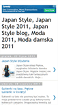 Mobile Screenshot of japan-style-ubrania.blogspot.com