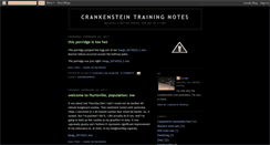 Desktop Screenshot of crankensteinbench.blogspot.com