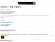 Tablet Screenshot of bloodline-evidence.blogspot.com