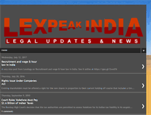 Tablet Screenshot of lexpeakindia.blogspot.com