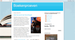 Desktop Screenshot of boekenproeven.blogspot.com