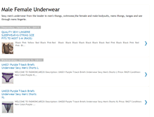 Tablet Screenshot of malefemaleunderwear.blogspot.com