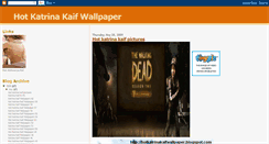 Desktop Screenshot of hotkatrinakaifwallpaper.blogspot.com