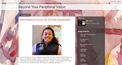 Desktop Screenshot of beyondyourperipheralvision.blogspot.com