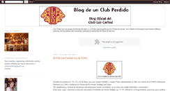 Desktop Screenshot of blogdeunclubperdido.blogspot.com