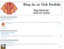 Tablet Screenshot of blogdeunclubperdido.blogspot.com