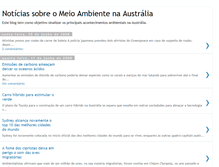 Tablet Screenshot of meioambientenaaustralia.blogspot.com