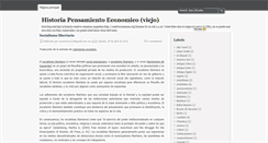 Desktop Screenshot of historia-pensamiento-economico.blogspot.com