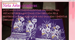 Desktop Screenshot of netaartescriativas.blogspot.com