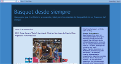 Desktop Screenshot of basquetdesdesiempre.blogspot.com