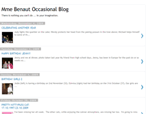 Tablet Screenshot of mmebenautoccasionalblog.blogspot.com
