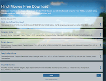 Tablet Screenshot of hindimoviesfreedownload.blogspot.com